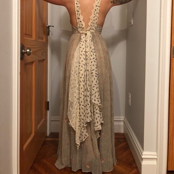 free people pennies from heaven maxi dress size 0 - Picture 5 of 6